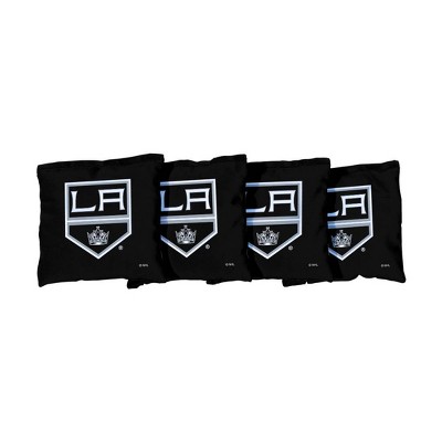 NHL Los Angeles Kings Corn-Filled Cornhole Bags Black - 4pk