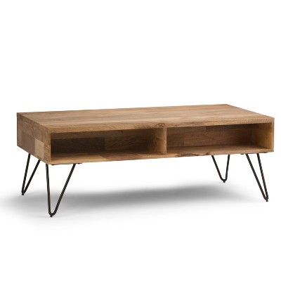 target wood coffee table