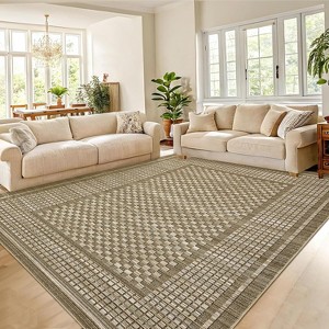TackView Washable Rug Runners for Hallways Non Slip Runner Modern Non Slip Kitchen Rugs Farmhouse Entryway Rug - 1 of 4