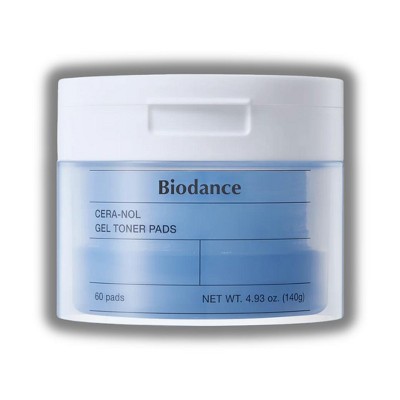 Biodance Cera-Nol Gel Toner Pads - 60 Pads | Contains D-Panthenol | 10-layered hyaluronic acid - (4.93 oz)