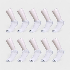 Aeropostale Men's 10-Pack Low Cut Socks - Comfort Stretch, Moisture Wicking, Smooth Toe Seam (Shoe Size 6-12) - 1 of 4