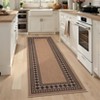 Modern Easy Jute Rug Machine Washable Geometric Bordered Indoor Outdoor Carpet - 3 of 4