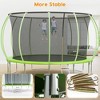 Trampoline 10FT 12FT 14FT 16FT, Trampolines for Kids & Adults - 3 of 4