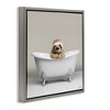 Stupell Industries Happy Sloth in Bathtub, 18" x 18" - 3 of 4