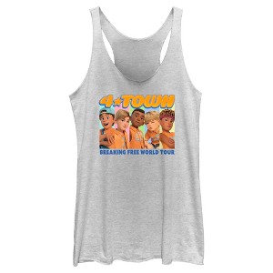 Women's Turning Red 4*Town Breaking Free World Tour Racerback Tank Top - 1 of 4