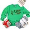Simply Sage Market Women's Graphic Sweatshirt Distressed I Saw That - 3 of 3
