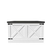 JUJABU Square Farmhouse Coffee Table with Lift-Top and Hidden Storage White - 2 of 4