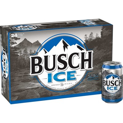 Busch Ice Beer - 24pk/12 fl oz Cans