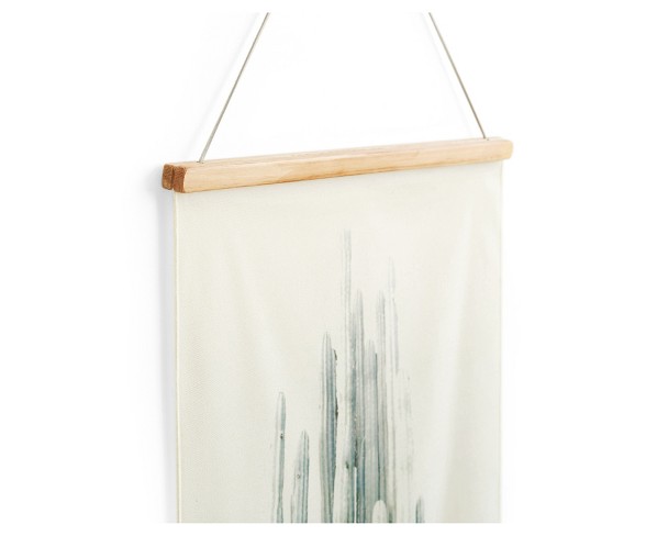 Wall Tapestry Summer Yellow Cactus 18"x24" - Minted&#174;