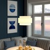 Hudson and Canal 16" Wide 2-Light Pendant with Tiered Fabric Shade - 4 of 4