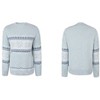 Womens Pullover Sweater Turtleneck Snowflakes Sweater Christmas Sweater Ribbed Knit Long Sleeve Sweater - 4 of 4