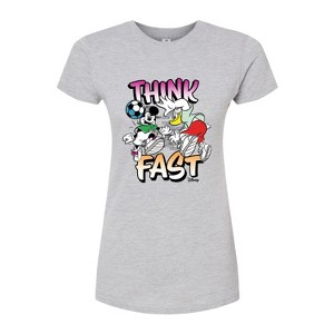 Women's - Disney - Think Fast Juniors Fitted Graphic T-Shirt - 1 of 3