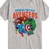 Boys' - Marvel - Avengers American Tour Short Sleeve Graphic T-Shirt - 2 of 4