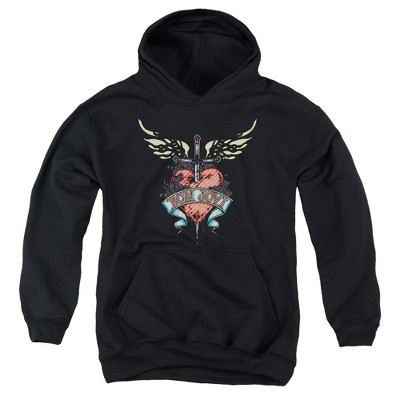Boys’ Bon Jovi Daggered Hooded Sweatshirt