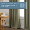 TOWN & COUNTRY BASICS Bertram Solid Linen Texture Indoor Curtains - 4 of 4