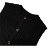 Clearlove Kid Girls Sweater Vest Sleeveless Button Down Knit Cardigan School Uniform Sweater Vest Top - 3 of 4