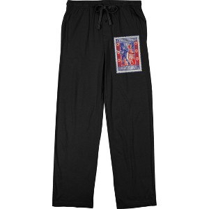 Peacemaker TV Series Eat Peace Adult Black Pajama Pants - 1 of 4