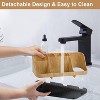 ATTOP Detachable 7 Slots Kids Toothbrush and Toothpaste Holde Drainage for Bathroom Accessories Organization Counter Vanity Storage, Wood - 3 of 4