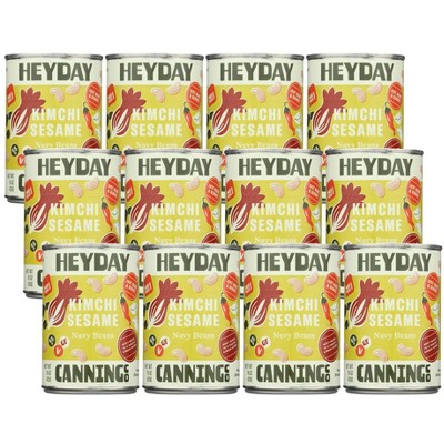 Heyday Canning Co Kinchi Sesame Navy Beans - Case of 12/15 oz