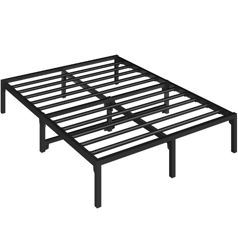 Yaheetech Full Size Metal Platform Bed Frame With Ultra-durable Steel Slat  Support, Black : Target