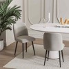 Lirago Dining Chairs with Metal Legs Set of 2 Gray 23x19 - 3 of 4