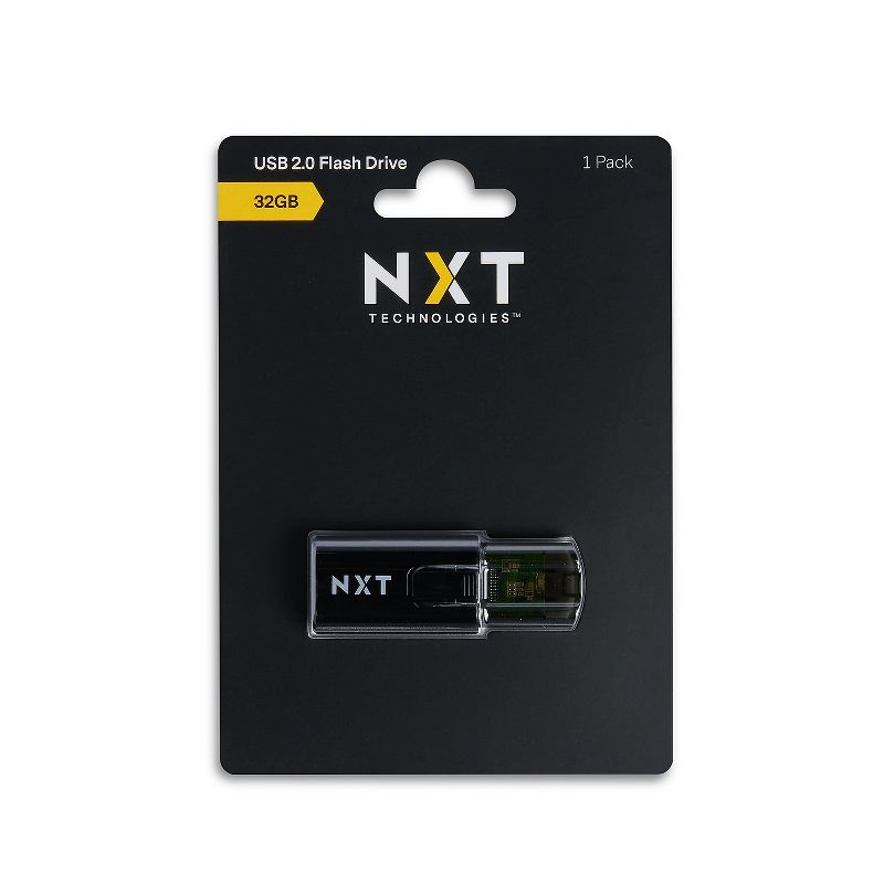 NXT Technologies 32GB USB 2.0 Type A Flash Drive Black (NX61109), 1 of 6