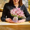 Paper Love HugePop 3D Cherry Blossom Pop Up Card with Detachable Paper Flower Bouquet, Gift for All Occasions - Jumbo 10" x 14" Cards - 3 of 4