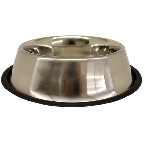 OUTWARD HOUND Stainless Steel Fun Slow Feeder Dog Bowl, 2 cup, Silver 