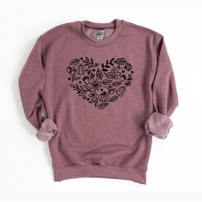 Simply Sage Market Women's Graphic Sweatshirt Fall Heart