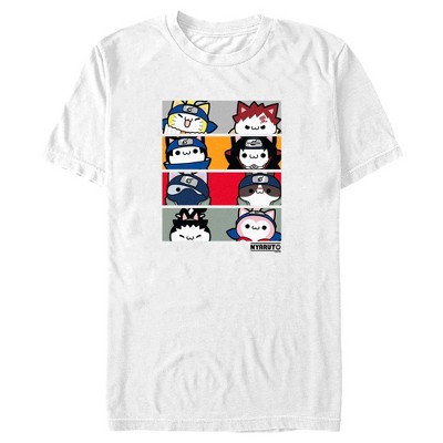 Men's Naruto Nyaruto Duo Panels T-Shirt