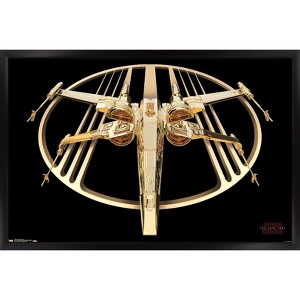 Trends International 24X36 Star Wars: The Last Jedi - Gold Framed Wall Poster Prints - 1 of 4