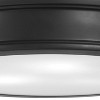 Minka Lavery Modern Ceiling Light Semi Flush Mount Fixture 19" Coal 3-Light Etched White Glass Shade for Bedroom Kitchen Bathroom - 3 of 4