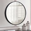 Dovelina Round Mirror Metal Framed Decorative Wall Mirror - 2 of 4
