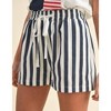 Women's Stripe Twill Denim Short - AnnieWear - 3 of 3