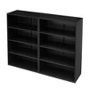 ORRD 8-Tier Adjustable CD DVD Storage Cabinet, Double Layer Bookcase for Living Room & Office Organizer,White - 4 of 4
