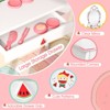 Infans Kid Vanity Table Stool Set Storage Drawer Watermelon Patterns Play Makeup Set - 4 of 4