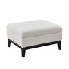 CAVINAS 33.86" Storage Ottoman Bench with Reversible Lid,Square Footrest with Rubberwood Legs,Storage Bench for Bedroom,Living Room - 2 of 4
