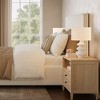 TOV Furniture Bristol Park Whitewashed Oak Wood Large Nightstand - 2 of 4