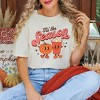 Simply Sage Market Women's Tis The Season Pumpkin Short Sleeve Garment Dyed Tee - 2 of 4
