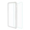 Reiko iPhone X/iPhone XS Hard Glass TPU Case with Tempered Glass Screen Protector in Clear White - image 3 of 4