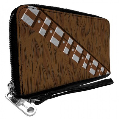 Adult Star Wars Chewbacca Close-Up Zip Around Wallet