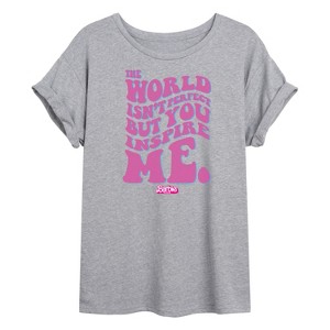 Women's - Barbie - You Inspire Me Oversized Graphic T-Shirt - 1 of 4