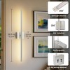 YANSUN 2-Pack Indoor Wall Lights, 1-Head LED, RGB+CCT, App & Remote Control, Music Sync, Dynamic Flow, 28.15in Rod - 3 of 4