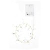 Perfect Holiday 15 LED Mini Photo Clip Battery Operated Silver Copper Fairy Lights - Warm White - 2 of 3