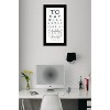 "Eye Chart I" by Artisan Marla Rae, Ready to Hang Framed Print, Black Frame - 2 of 4