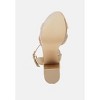 Choupette Suede Leather Block Heeled Sandal - 3 of 4