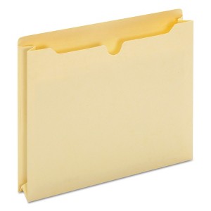 Universal Economical Manila File Jackets, Straight Tab, Letter Size, Manila, 50/Box - 1 of 1