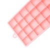 Unique Bargains Ice Mould 24-Cavity Square Ice Tray with Lid Hand Wash Only Silicone 7.28"x4.53"x1.18" 1 Pc - 3 of 3
