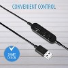 V7 HU311-2NP Headset - Stereo - USB - Wired - 32 Ohm - 20 Hz - 20 kHz - Over-the-head - Binaural - Supra-aural - 5.91 ft Cable - 4 of 4