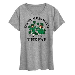 Women's - Instant Message - Don't Mess With The Fae Short Sleeve Graphic T-Shirt - 1 of 4